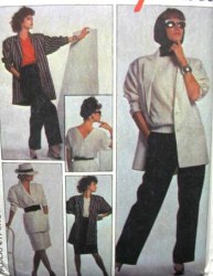 4687 LONGER JACKET,SKIRT,PANTS, TOP PATTERN 10-14